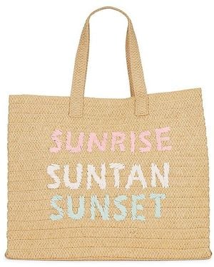 BTB Los Angeles Sunrise Sunset Tote - Natural