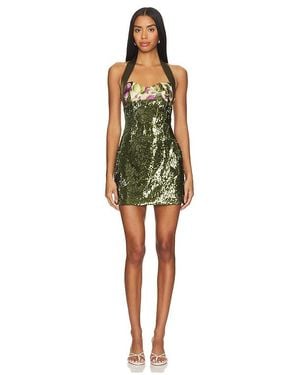 Kim Shui Strapless Mini Dress - Green