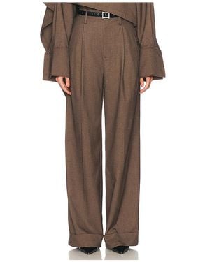 Helsa The Paperbag Trouser - Brown