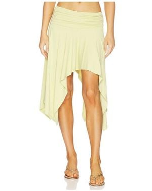 Madison The Label Kasey Skirt - Yellow
