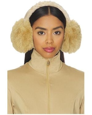 Goldbergh Fluffy Earwarmers - White