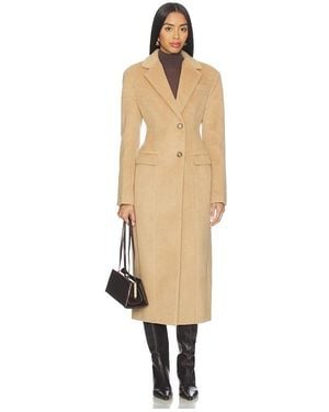 Line & Dot Mellow Coat - White