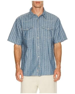 Iron & Resin Camisa En Color Azul Talla (También En M, S)