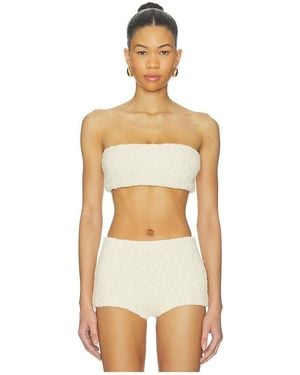 SIR. Tropicana Bandeau Top - Natural