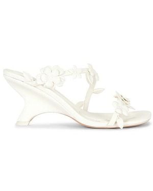 Jonathan Simkhai Willow Leather Strappy Sandal - White