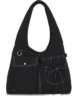 Damson Madder Multi Pocket Roisin Bag - Black