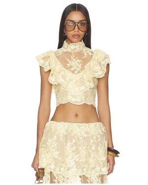 Stone Cold Fox X Revolve Celia Top - Natural