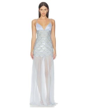 retroféte Eileyn Embroidered Dress - White