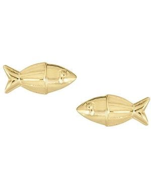 STONE AND STRAND Gone Fishing Earrings - Metallic
