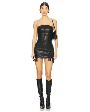 superdown Riley Fringe Mini Dress - Black