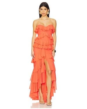 Michael Costello X Revolve Oleksandra Gown - Orange