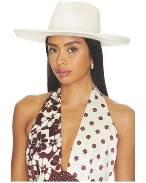 Brixton Marlow Straw Rancher Hat - White