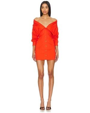 GOOD AMERICAN Shirt Dress - Red
