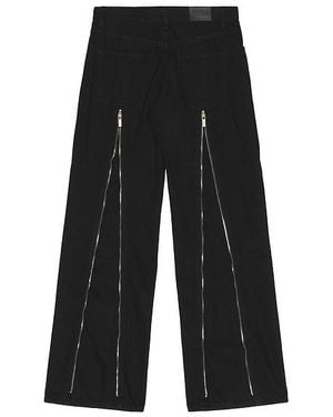 Helmut Lang Workwear-Hose Zip - Schwarz