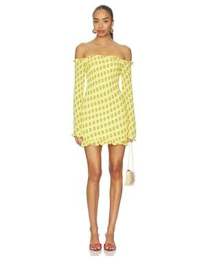 AFRM Vestido Peck En Color Amarillo Talla (También En Xxs, Xs, S, M, L, Xl, Xxl, 2X, 3X)