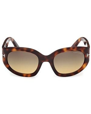 Tom Ford Rectangular Sunglasses - Brown