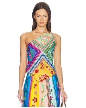 Saloni Madeline Top - White