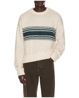 Rhythm Strata Knit Jumper - White