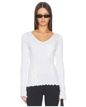 OperaSPORT Elva Seamless Top en White - Blanc