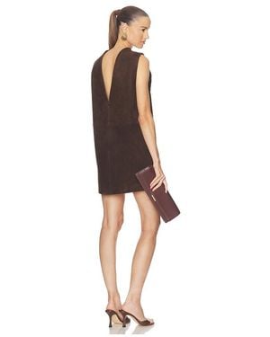 SRG Mona Suede Dress - Brown