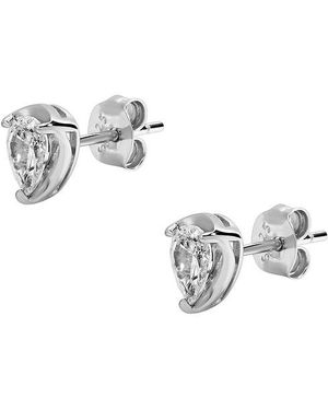 Mazin Jewels Centre Stage Studs - Metallic