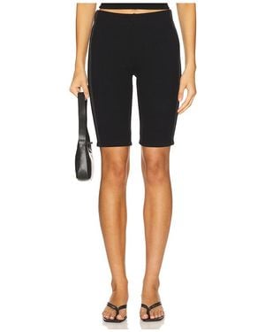 DONNI. Rib Satin Racer Short - ブラック
