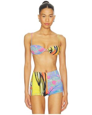 YELLOW THE LABEL Lane Bikini Top - Multicolor