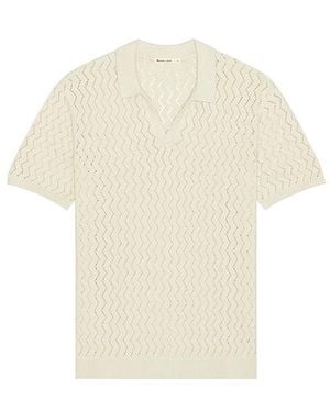 Marine Layer Archive Cyrus Jumper Polo - White