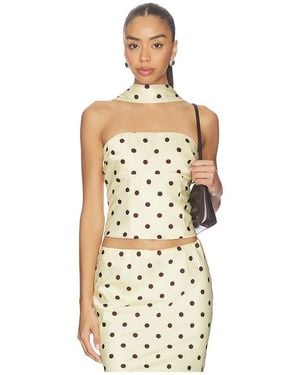 Runaway the Label Blaine Top - Metallic