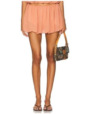 Tularosa Nina Mini Skirt - Orange