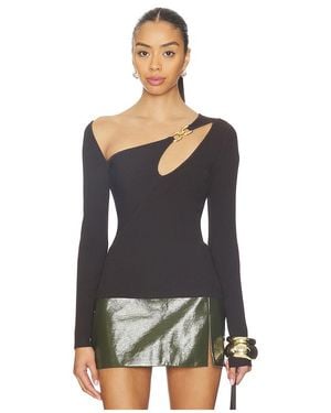 Nicholas Ripp-Shirt Falda - Schwarz