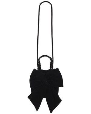 Free People Belle Bow Crossbody Bag - Black