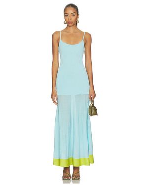 Solid & Striped ROBE TESS en Blue - Blanc