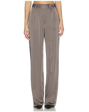 LAPOINTE Belted Pant - Grey