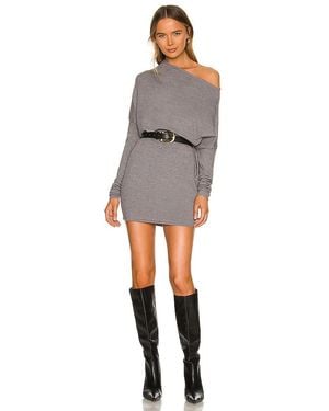 Nbd Vestido Cortado En Color Gris Talla En