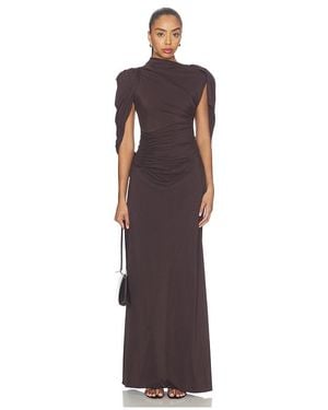 Rachel Gilbert Aether Gown - Brown