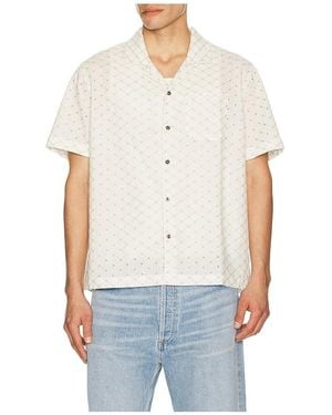 Rails Tyler Camp Collar Shirt - Blue
