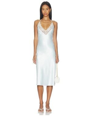 MORE TO COME Brodie Halter Midi Dress - White