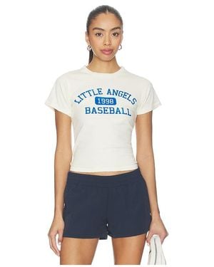 Daydreamer X Revolve Little Angels Baseball Vintage Tee - Blue