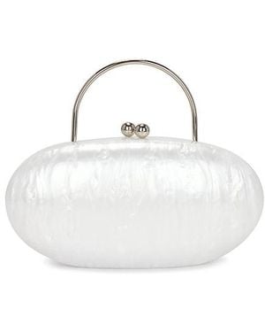OLGA BERG Imelda Top Handle Bag - White