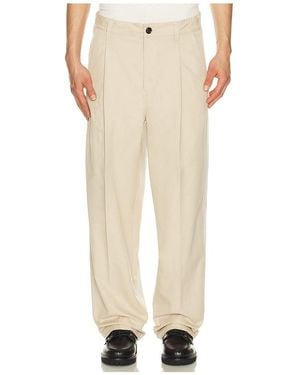 Obey Dean Pleated Pant - Natural