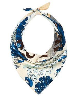 ANTI SOCIAL SOCIAL CLUB The Great Wave Bandana - Blue