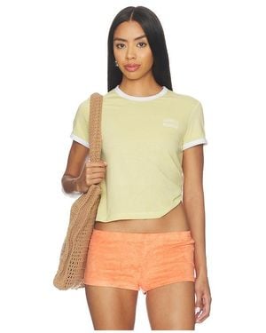 FAVORITE DAUGHTER The Cropped Ringer Tee - Multicolour