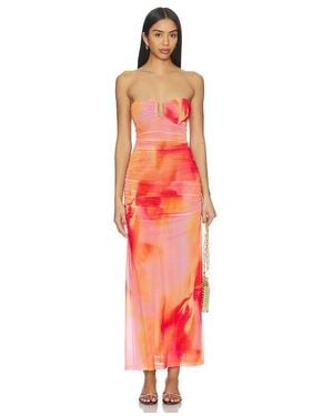 Bardot Vestido Stephanie En Color Rosado Talla (También En 4, 2, 6, 8) - Rojo