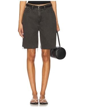 GOOD AMERICAN Good Extreme Barrel Shorts - Black