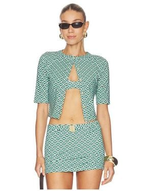 La Porte Lisa Cardigan - Green