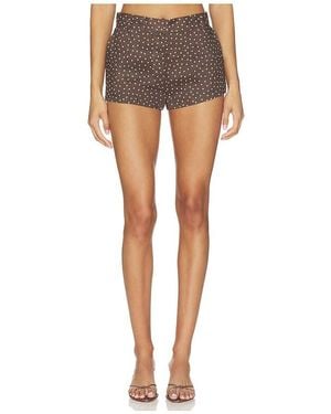 AEXAE X Revolve Linen Pencil Short - Grey