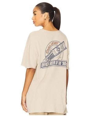 Junk Food Coors Light Beer Of The 90S Fleece Tee - Natural