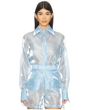 Mariandree Gaitan Athenea Blouse - Blue
