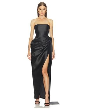 Michael Costello Kleid Pommier - Schwarz